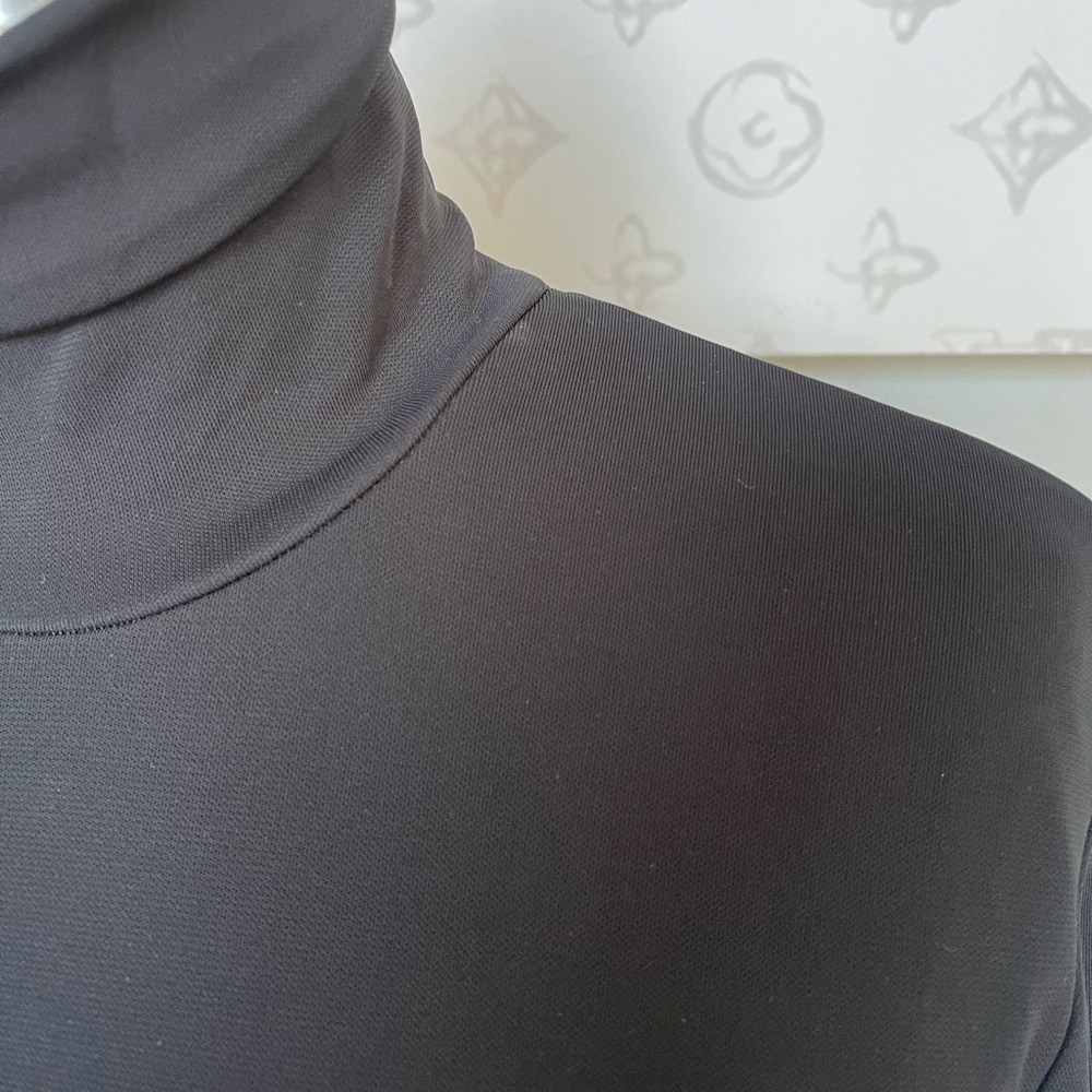 Tavrn Dress- mock neck all black - Picture 4 of 7